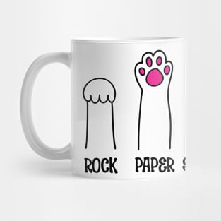 Rock Paper Scissors-Pink Mug